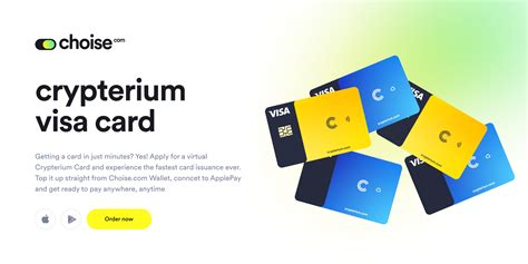 crypto visa contactless card lithuania|Crypterium by Choise.com.